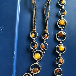 Lia Sophia necklace and Bracelet Set